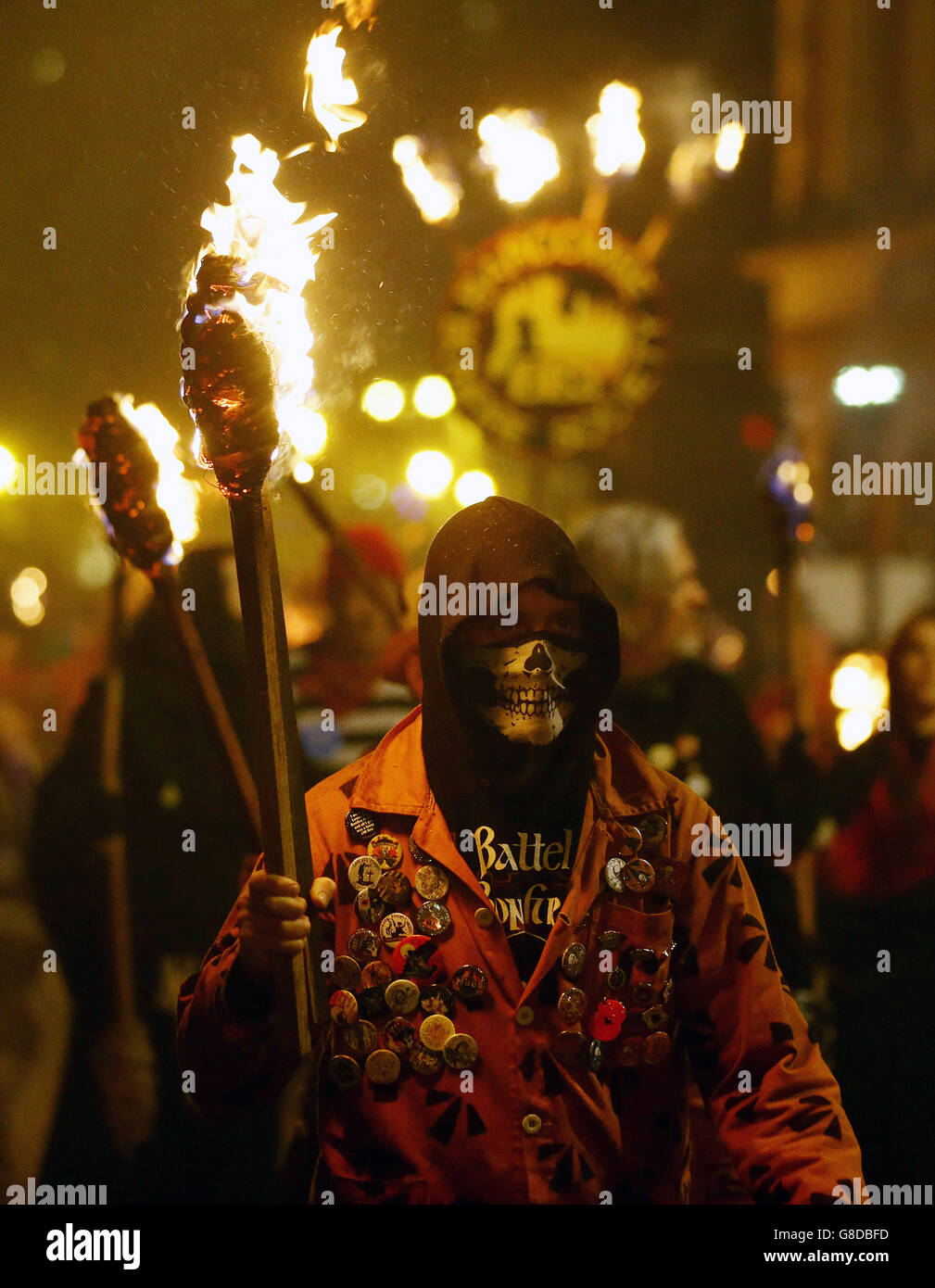 Lewes bonfire 2015 hi-res stock photography and images - Alamy