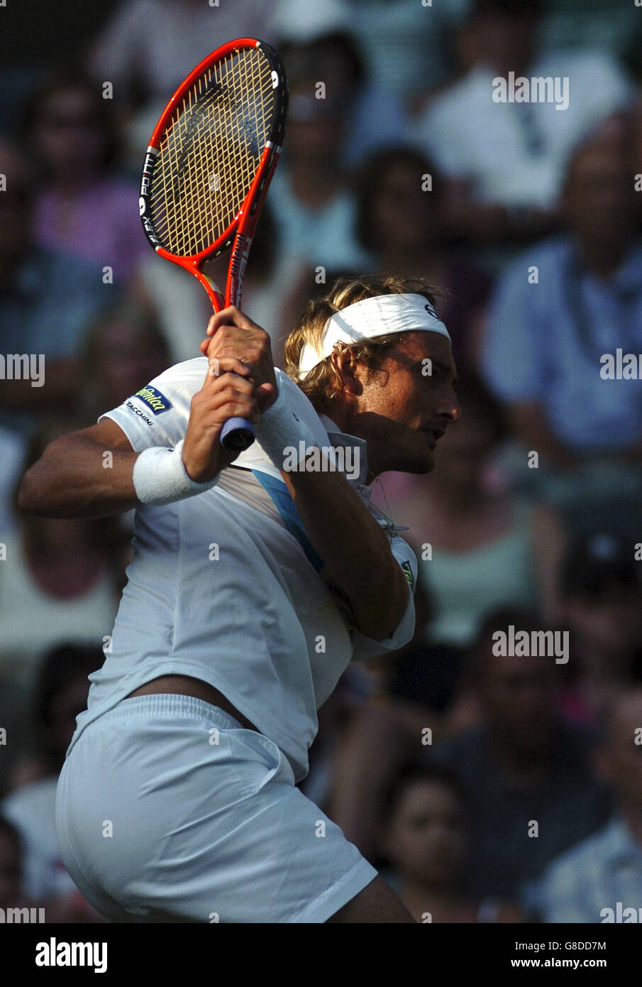 Juan Carlos Ferrero in action during his match against Roger Federer Stock  Photo - Alamy