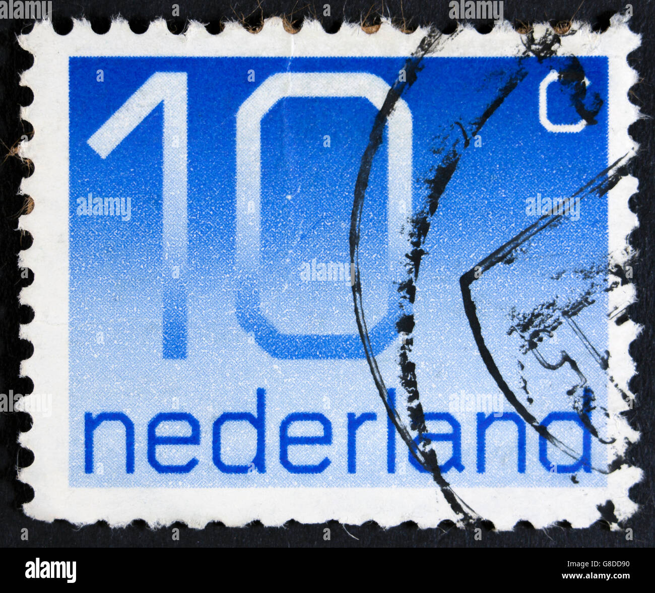 Dutch stamp with a value of 55 cents Stock Photo Alamy