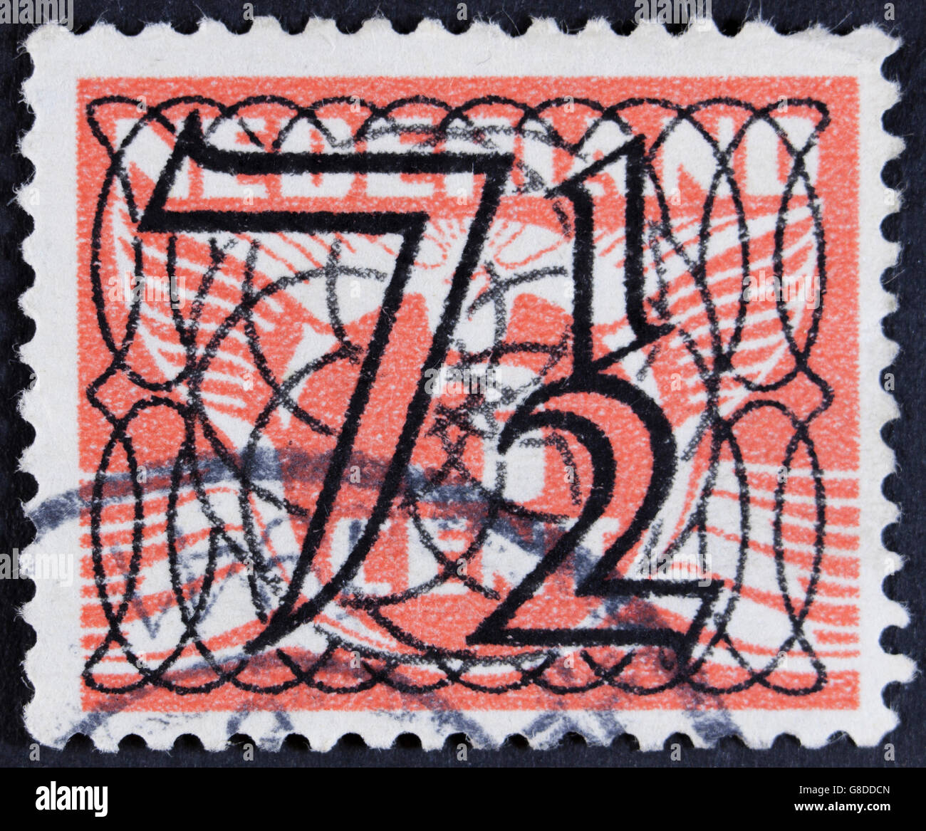 NETHERLANDS - CIRCA 1941: A 7 1 2 cent stamp printed in the  display picture 1