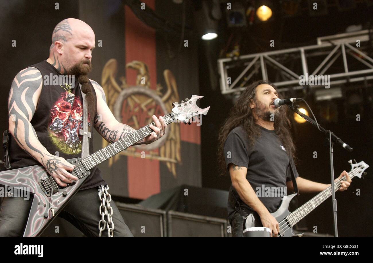 Download Festival 2005 - Donnington Park. Slayer Stock Photo - Alamy
