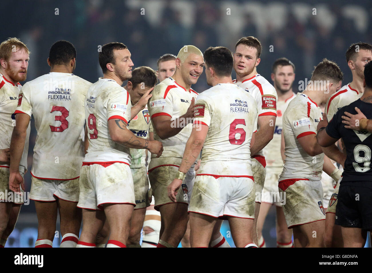 England Rugby Testing England celebrate international test series match kc stadium hi-res ...