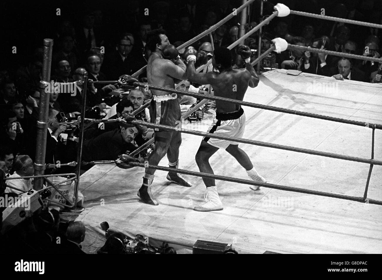 Heavyweight boxers Black and White Stock Photos & Images - Alamy