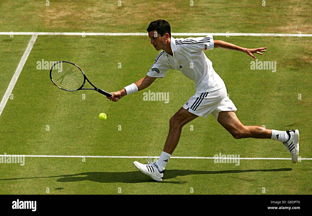 Tennis Wimbledon Championships 2005 Men's Second Round Tim Henman