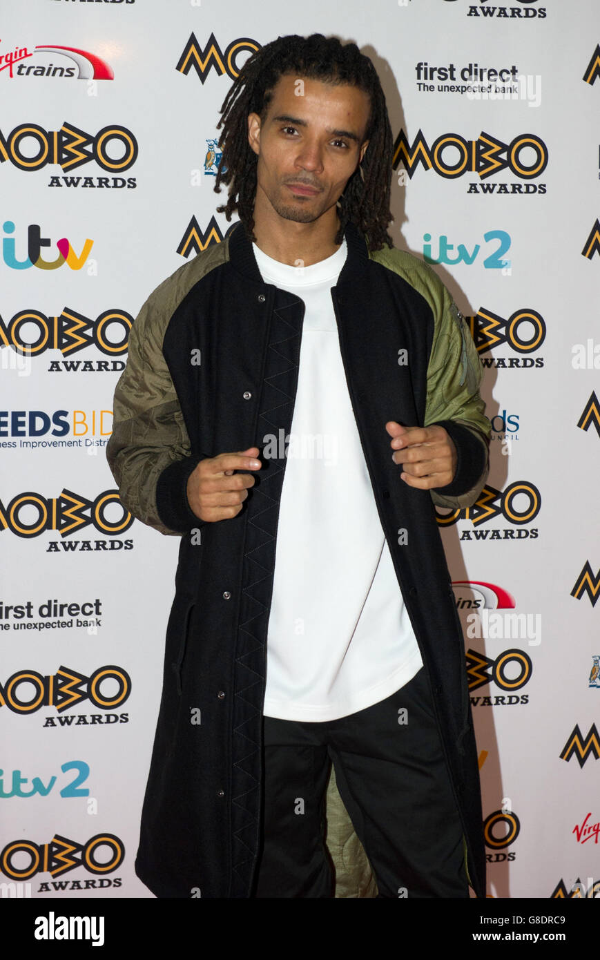 Akala arriving at the Mobo Awards 2015, held at the First Direct Arena, Leeds. PRESS ASSOCIATION Photo. See PA story SHOWBIZ Mobos. Picture date: Wednesday November 4, 2015. Photo credit should read: Katja Ogrin/PA Wire Stock Photo