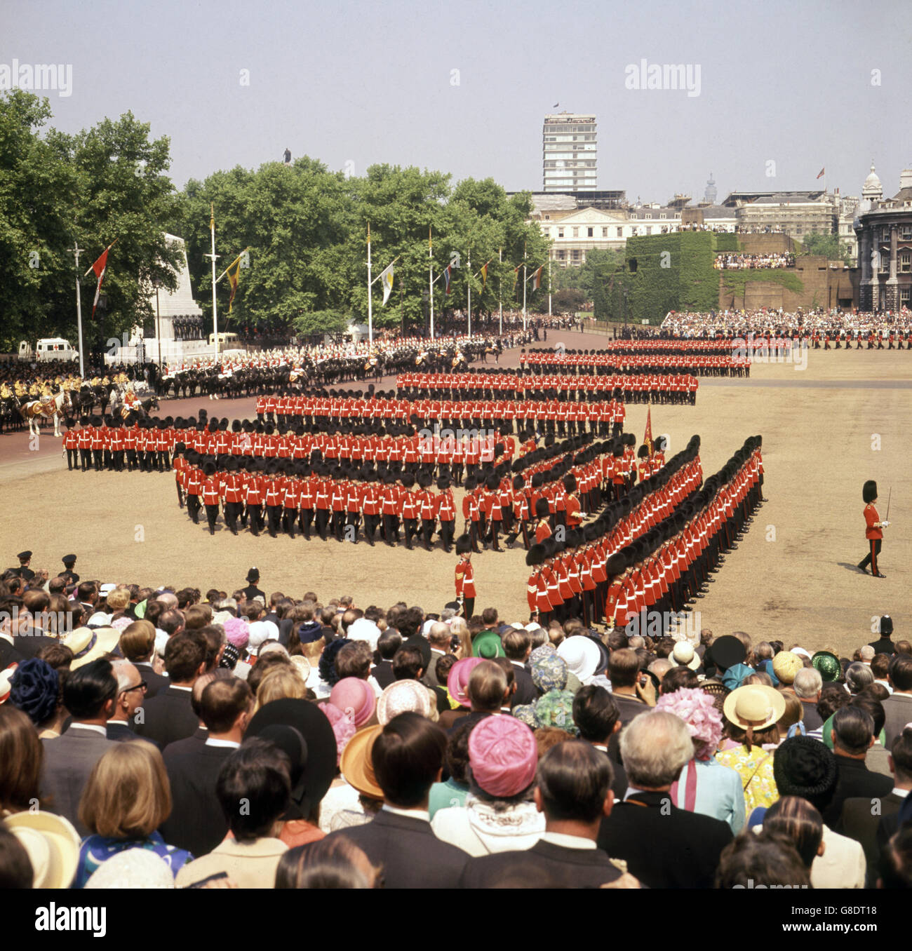 Royalty - Trooping the Colour - Horseguards Parade, London Stock Photo