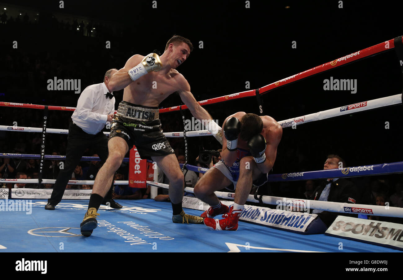 Boxing Liverpool Echo Arena Stock Photo Alamy