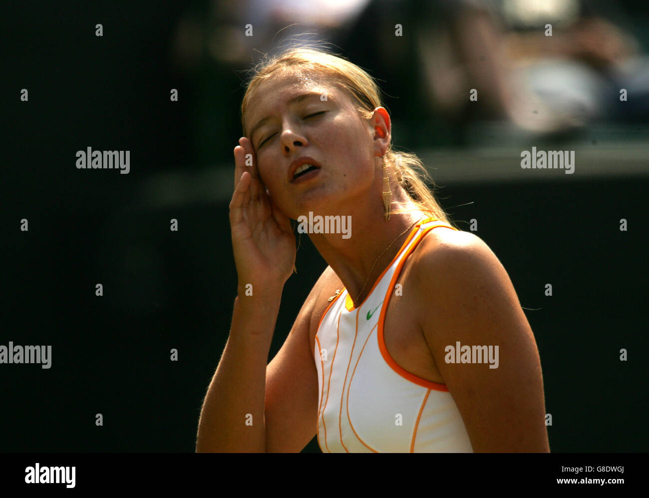 Tennis Wimbledon Championships 2005 Women's Fourth Round Maria