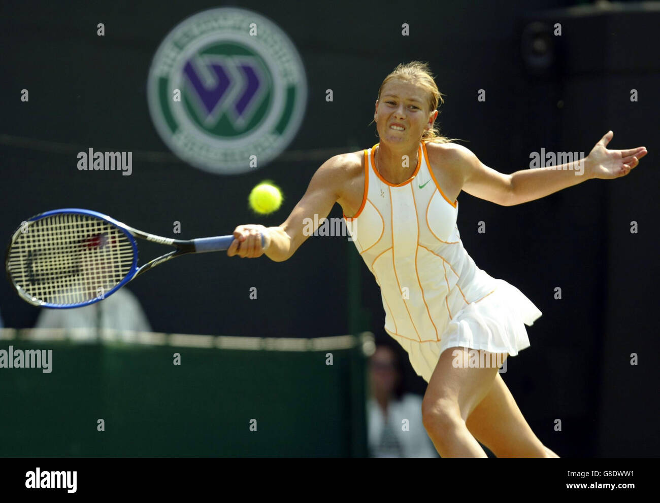 Tennis Wimbledon Championships 2005 Women's Fourth Round Maria