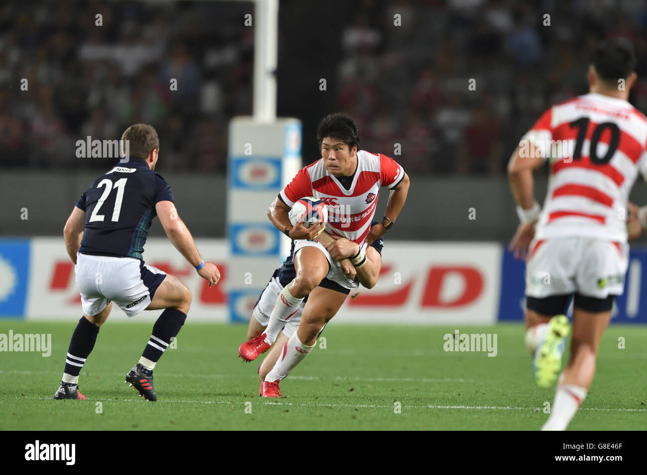 Tokyo, Japan. 25th June, 2016. Rikiya Matsuda (JPN) Rugby : Rugby test ...
