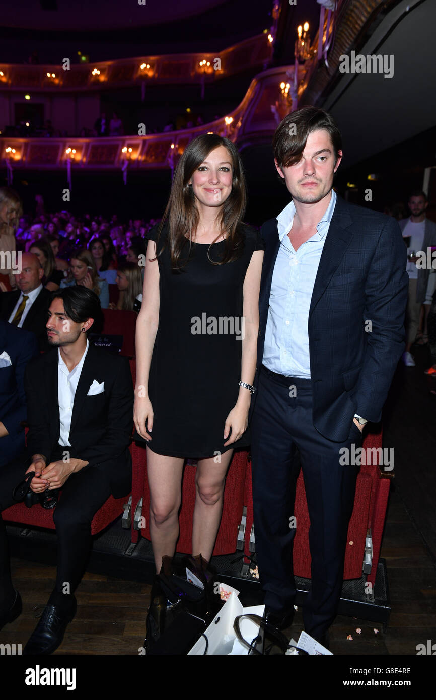 Actress Alexandra Maria Lara Front L And Husband Sam Riley Pose At Stock Photo Alamy