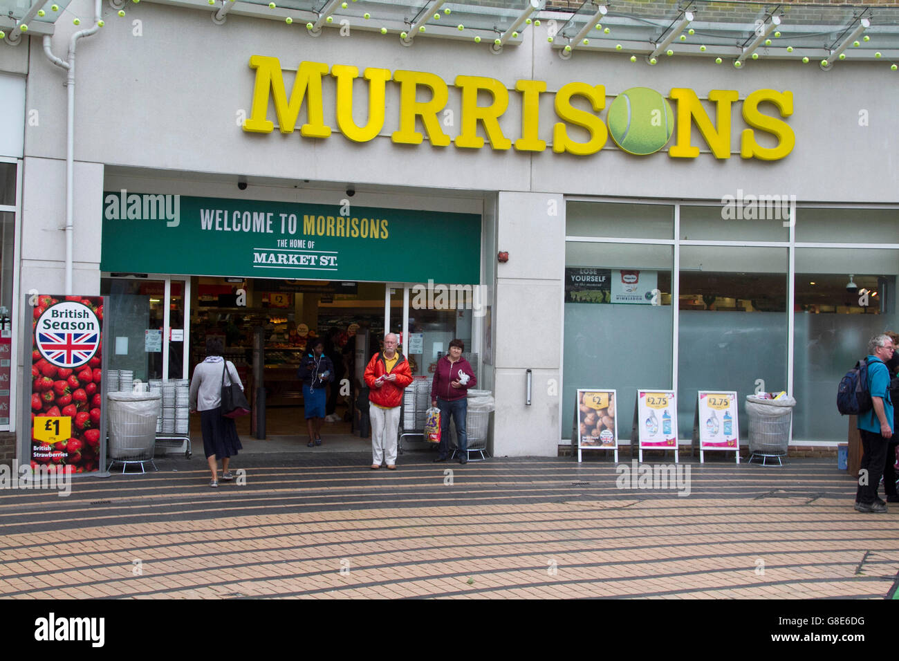 Wimbledon London,UK. 29th June 2016. A Branch of Morrisons supermarket