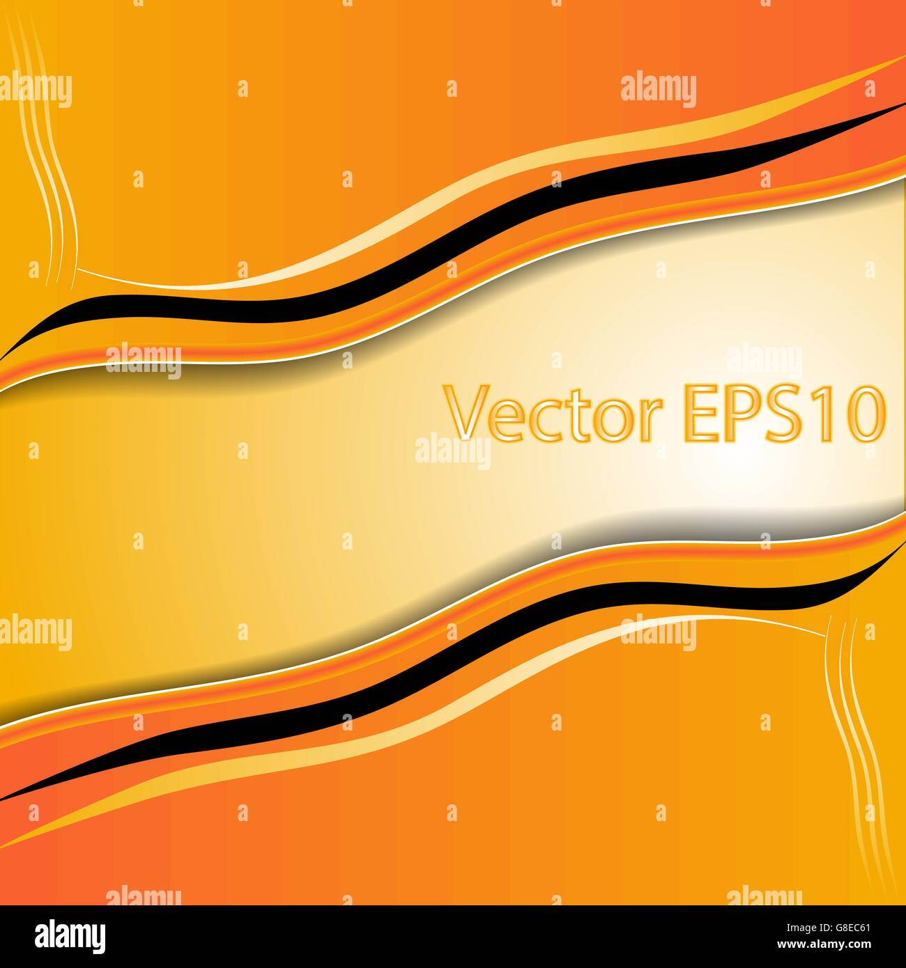 elegant abstract orange background elegant EPS10 vector Stock Vector ...