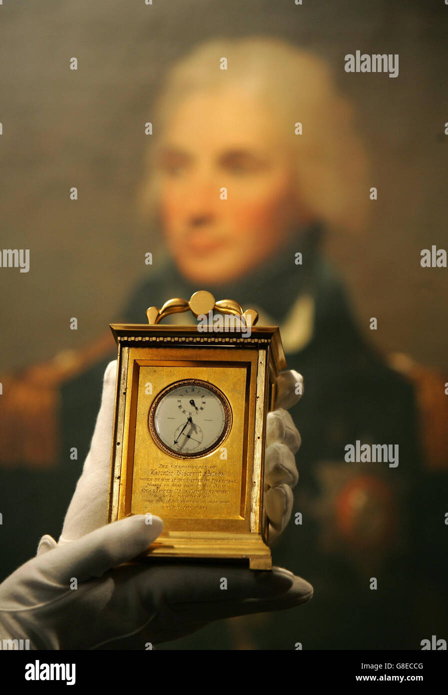 Lord Nelson Watch Sale Sotheby's Stock Photo Alamy