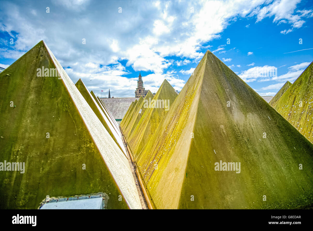 Pointed Roof Stock Photo