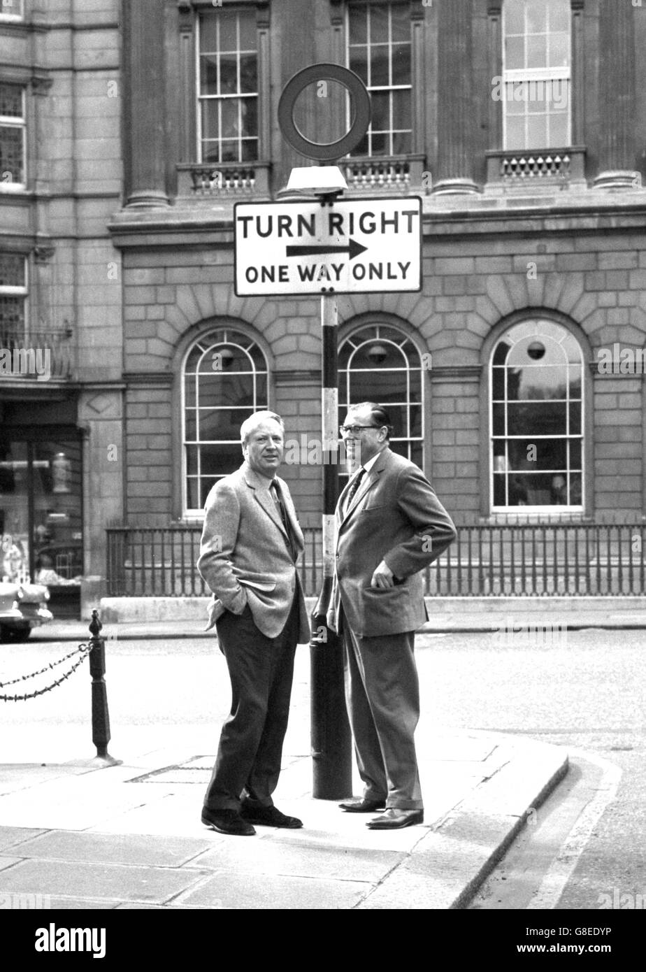 Stand on the right sign Black and White Stock Photos & Images Alamy