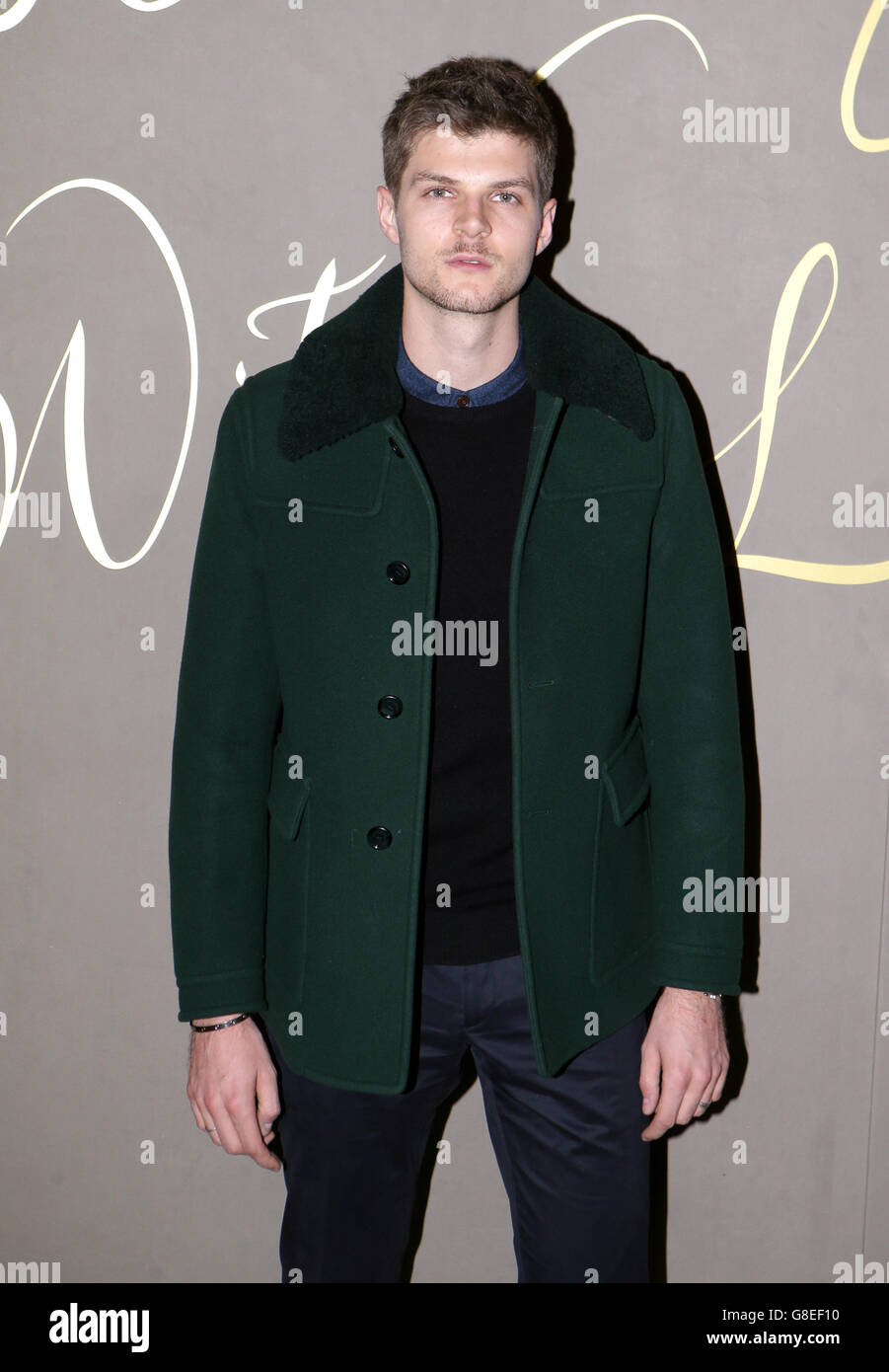 Jim Chapman arriving for the premiere of the Burberry festive film, hosted by chief creative and chief executive officer Christopher Bailey and Elton John at Burberry, Regent Street, London. PRESS ASSOCIATION Photo. Picture date: Tuesday November 3, 2015. Photo credit should read: Daniel Leal-Olivas/PA Wire Stock Photo