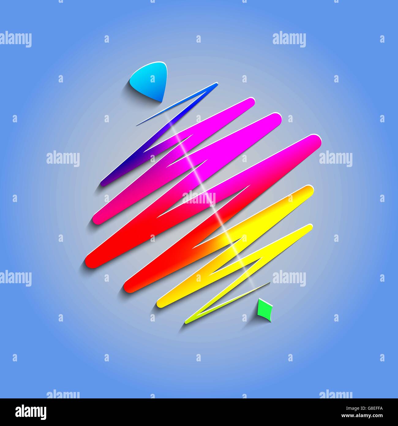 modern color whirligig, on an abstract background. Fast whirlabout. Luminous peg-top. Vector illustration EPS10 Stock Vector