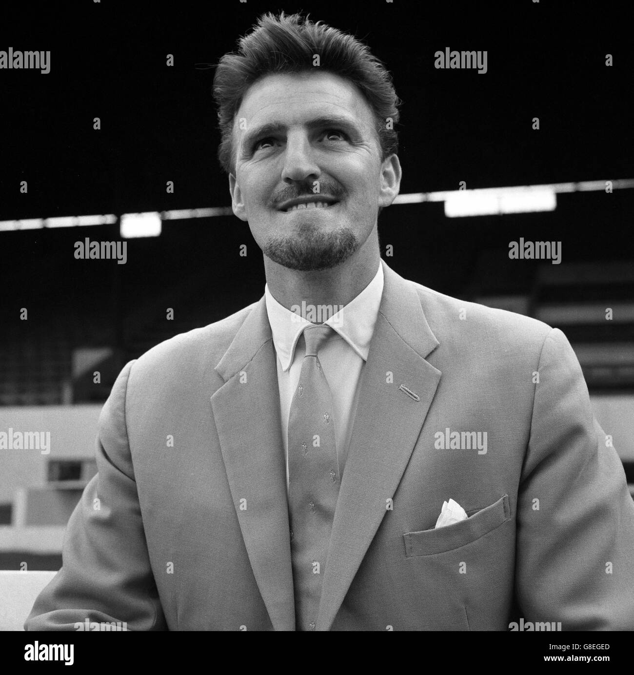 Coventry City Manager Jimmy Hill. Within sight of achieving his ambition to raise Coventry City to the First Division is manager Jimmy Hill. Stock Photo