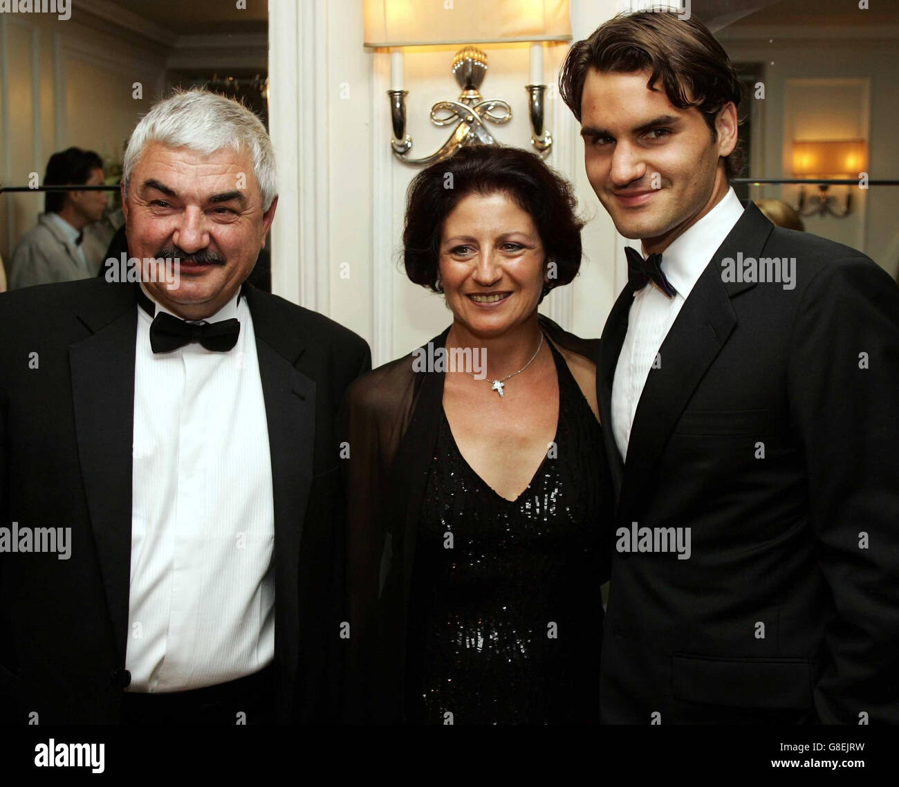 Roger federer and father robert federer hi-res stock photography and images  - Alamy