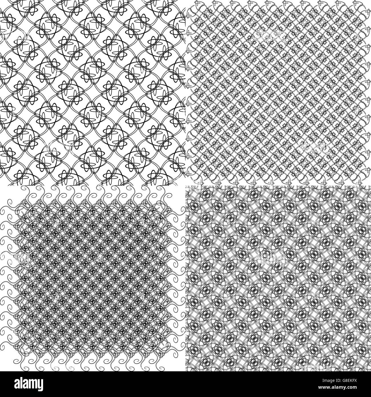 Set abstract vintage geometric wallpaper pattern background with place