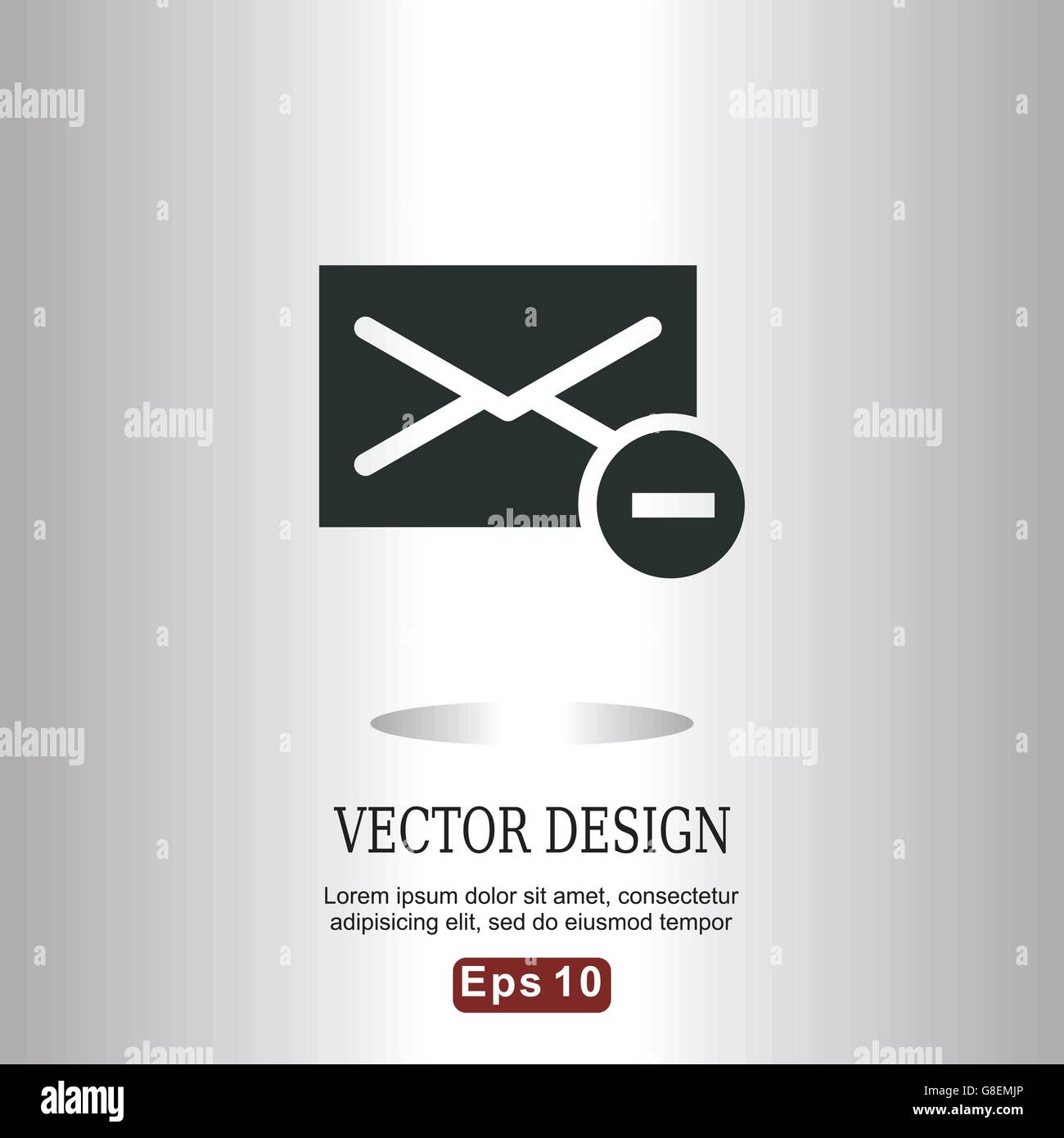 Email delete Stock Vector Images - Alamy