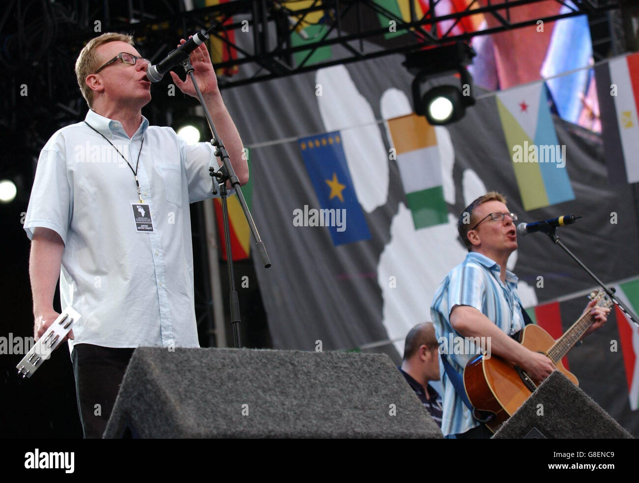 Live 8 Concert The Final Push Murrayfield Stadium. The Proclaimers