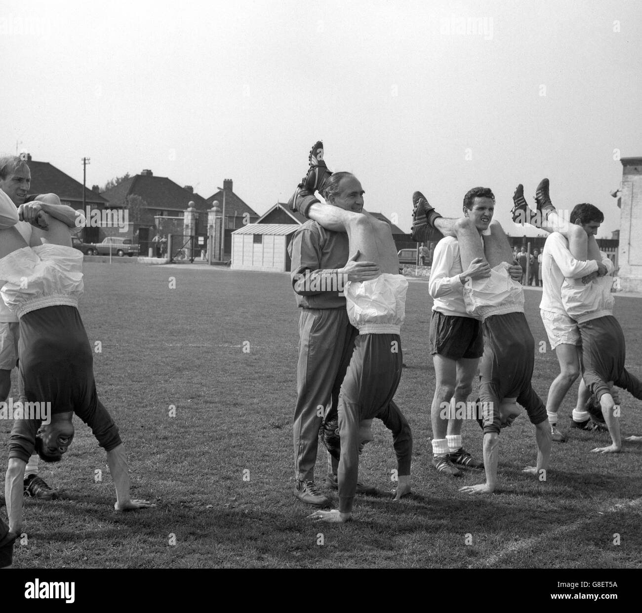 England Football Training - Mortlake, Surrey Stock Photo