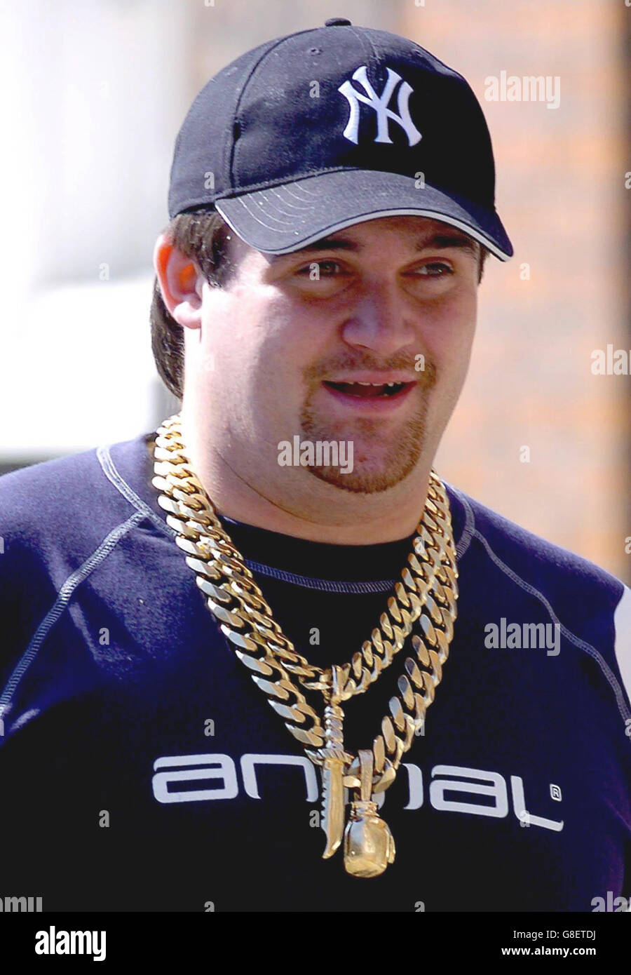 Lottery winner Michael Carroll arrives for sentencing after he admitted