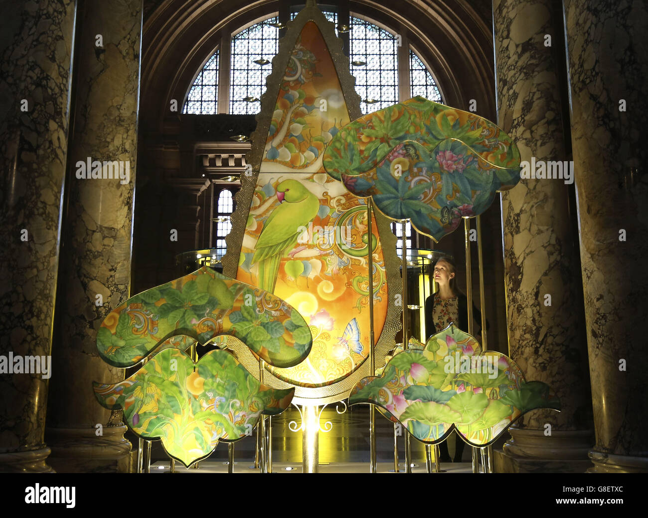 Wishing Tree installation at the V&A Stock Photo - Alamy