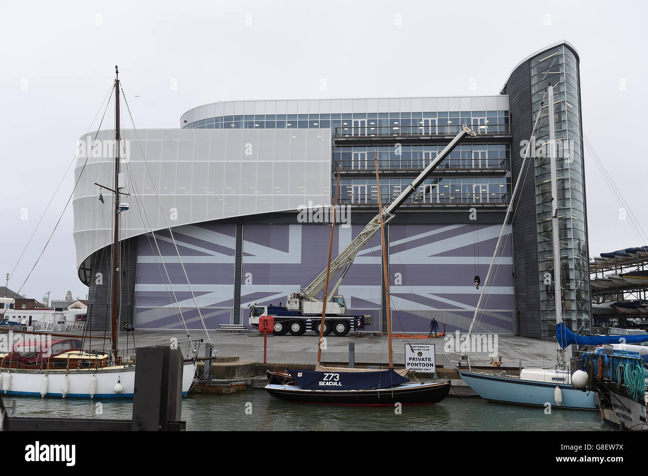 Sailing - Media Briefing - Land Rover BAR Headquarters Stock Photo - Alamy