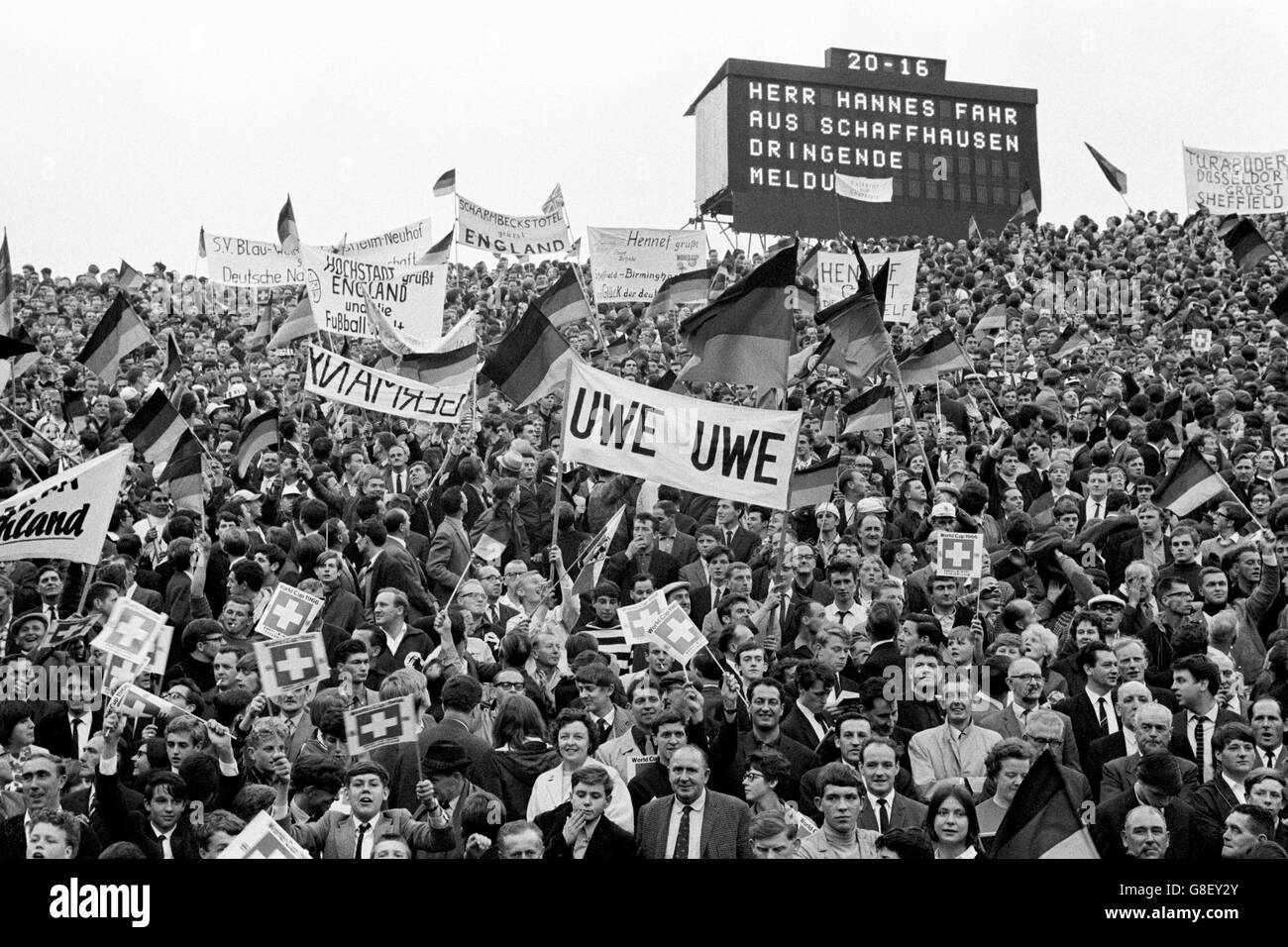 West germany switzerland world cup 1966 hi-res stock photography and ...
