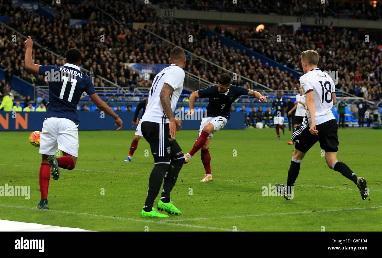 France v Germany International Friendly Stade de France Stock Photo