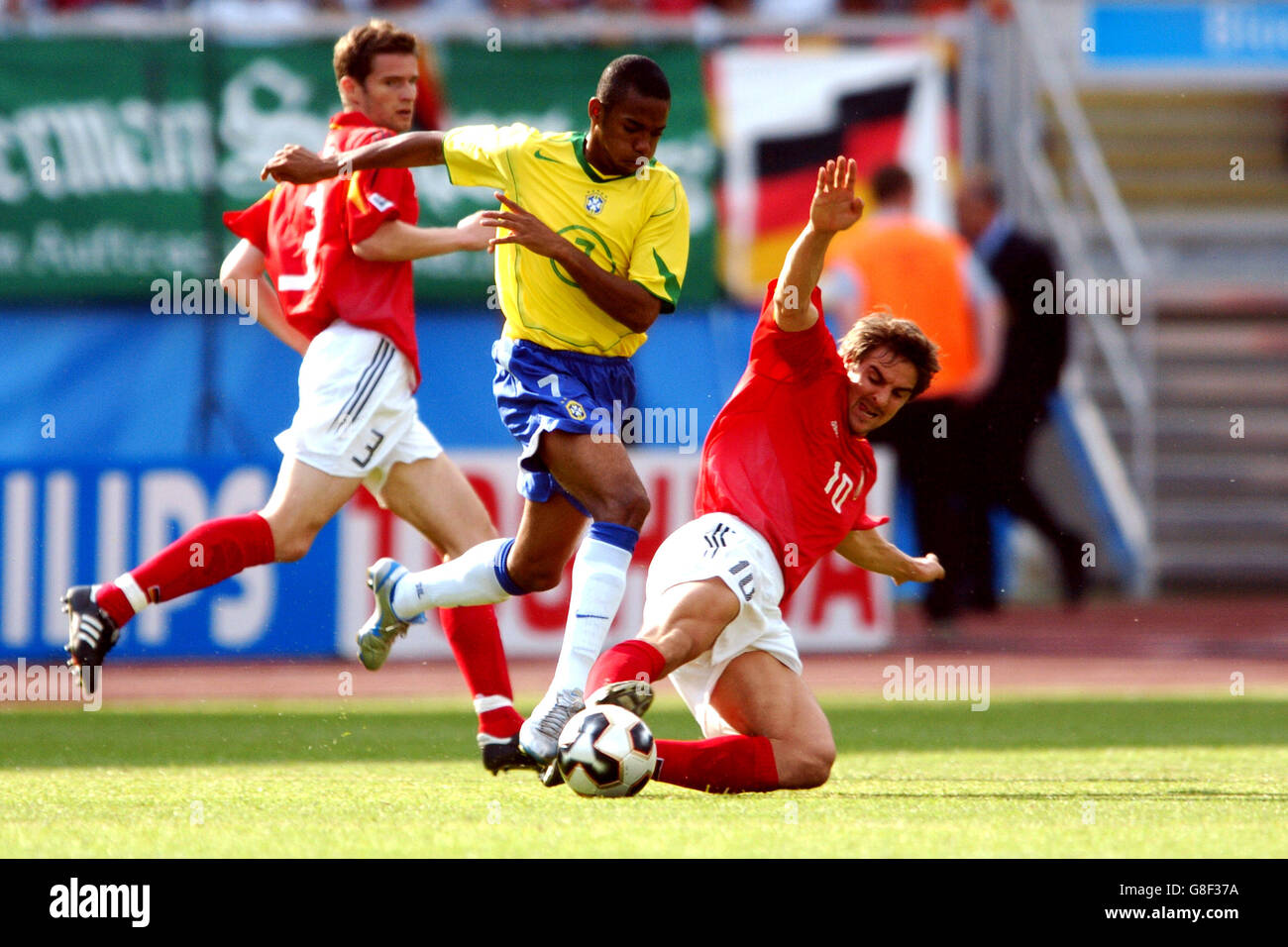 Soccer Fifa Confederations Cup 05 Semi Final Germany V Brazil Franken Stadion Stock Photo Alamy