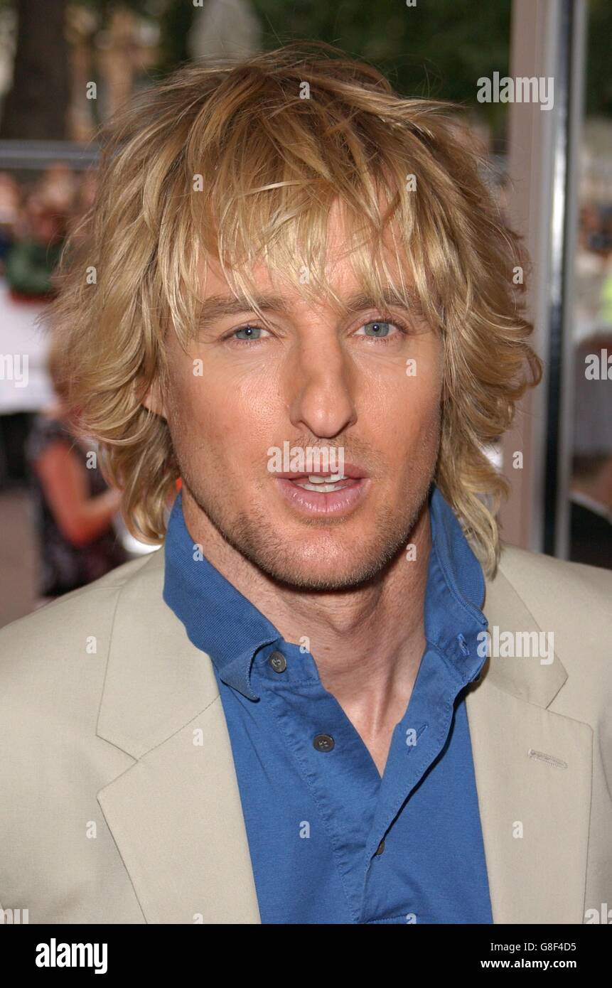 Wedding Crashers World Premiere - Odeon West End - Leicester Square. Cast member Owen Wilson. Stock Photo