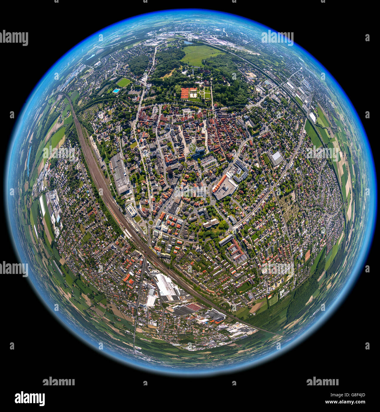 Rheda Map Downtown rheda hi-res stock photography and images - Alamy