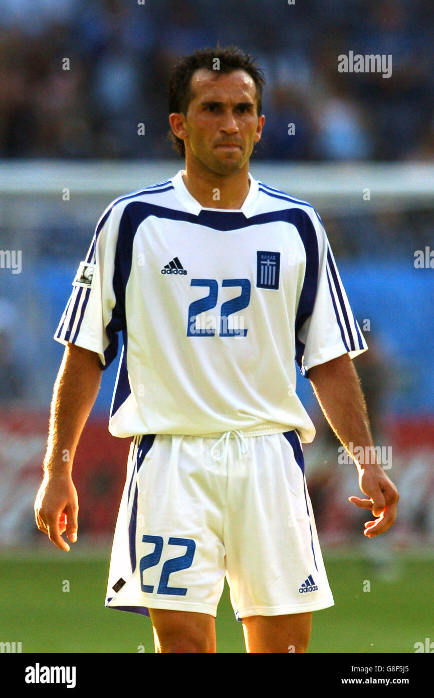 Soccer - FIFA Confederations Cup 2005 - Group B - Greece v Japan - Waldstadion Stock Photo
