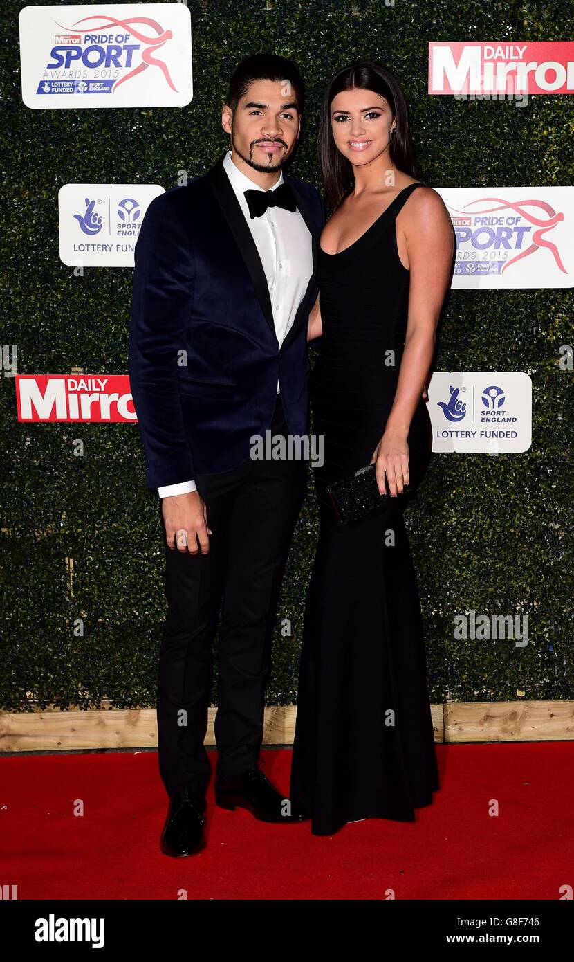 Louis Smith And Lucy Mecklenburgh Attending The Daily Mirror Pride Of Sport Awards At The