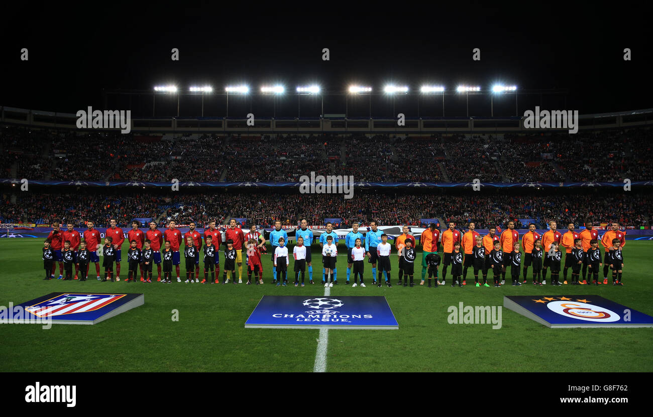 Atletico Madrid v Galatasaray - UEFA Champions League - Group C - Estadio Vicente Calderon Stock Photo