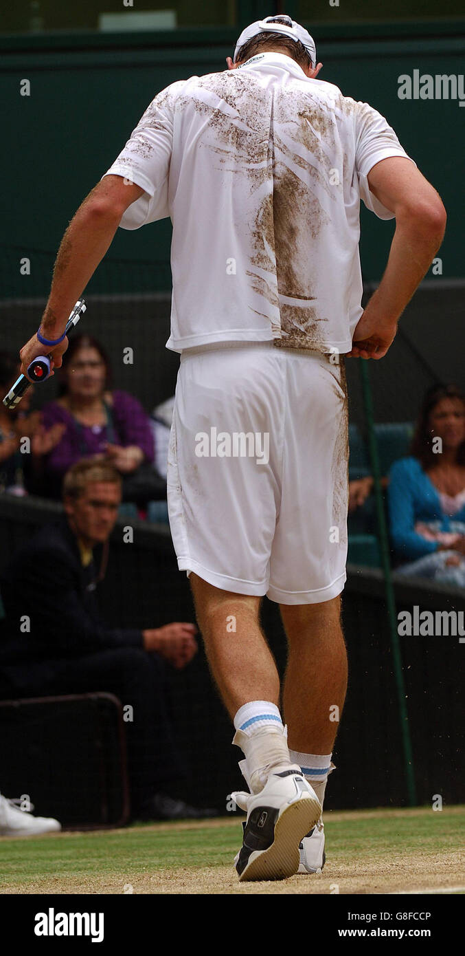 Tennis - Wimbledon Championships 2005 - Men's Semi Final - Andy Roddick ...