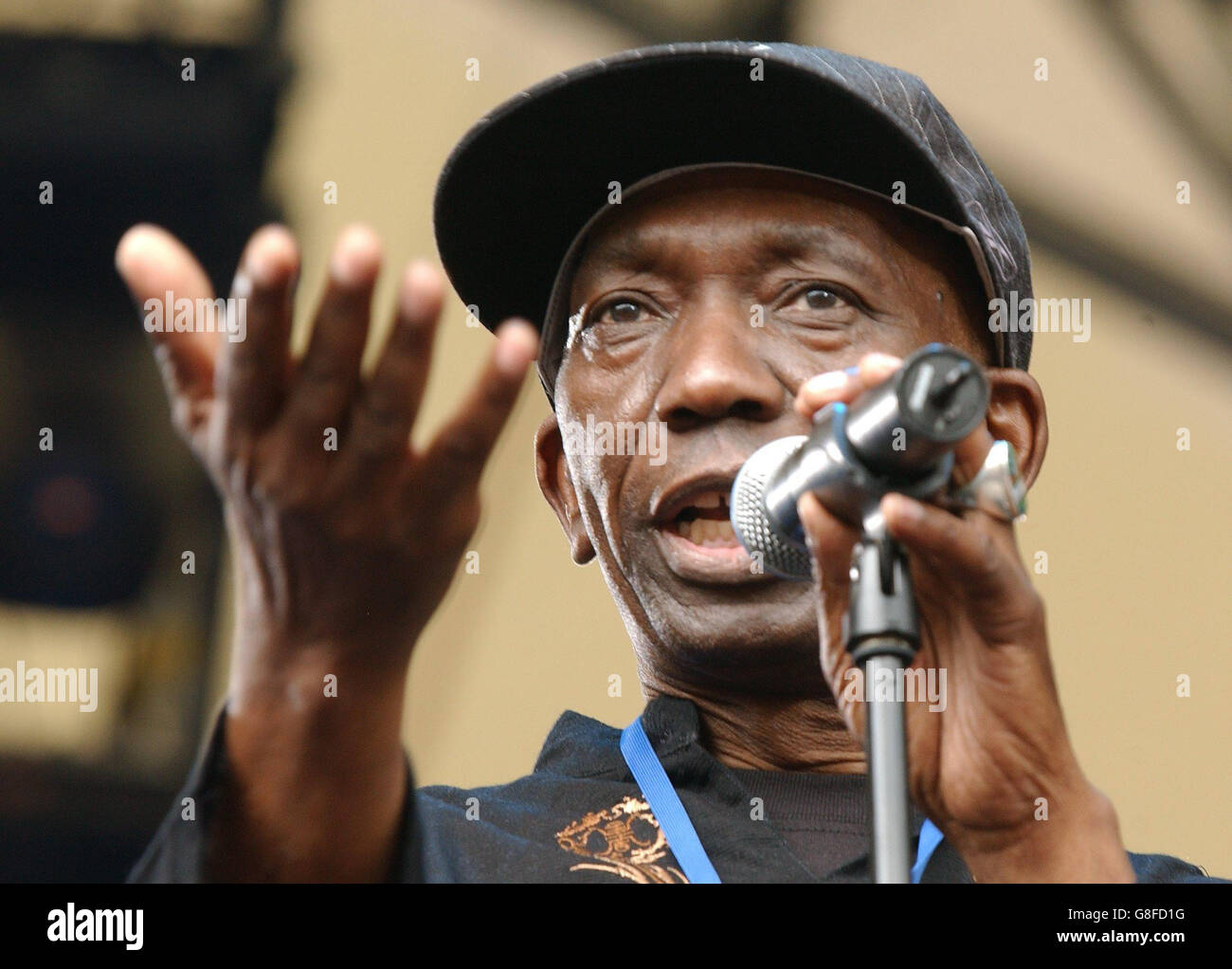 Live 8 Africa Calling Concert The Eden Project. Thomas Mapfumo, from
