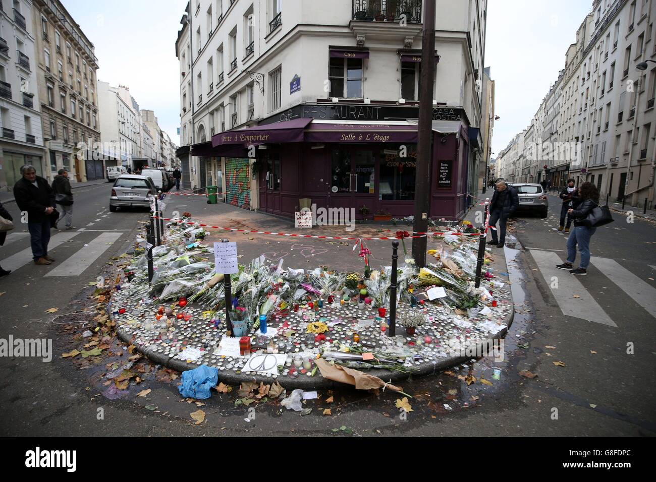 Paris Terror Attack Stock Photo