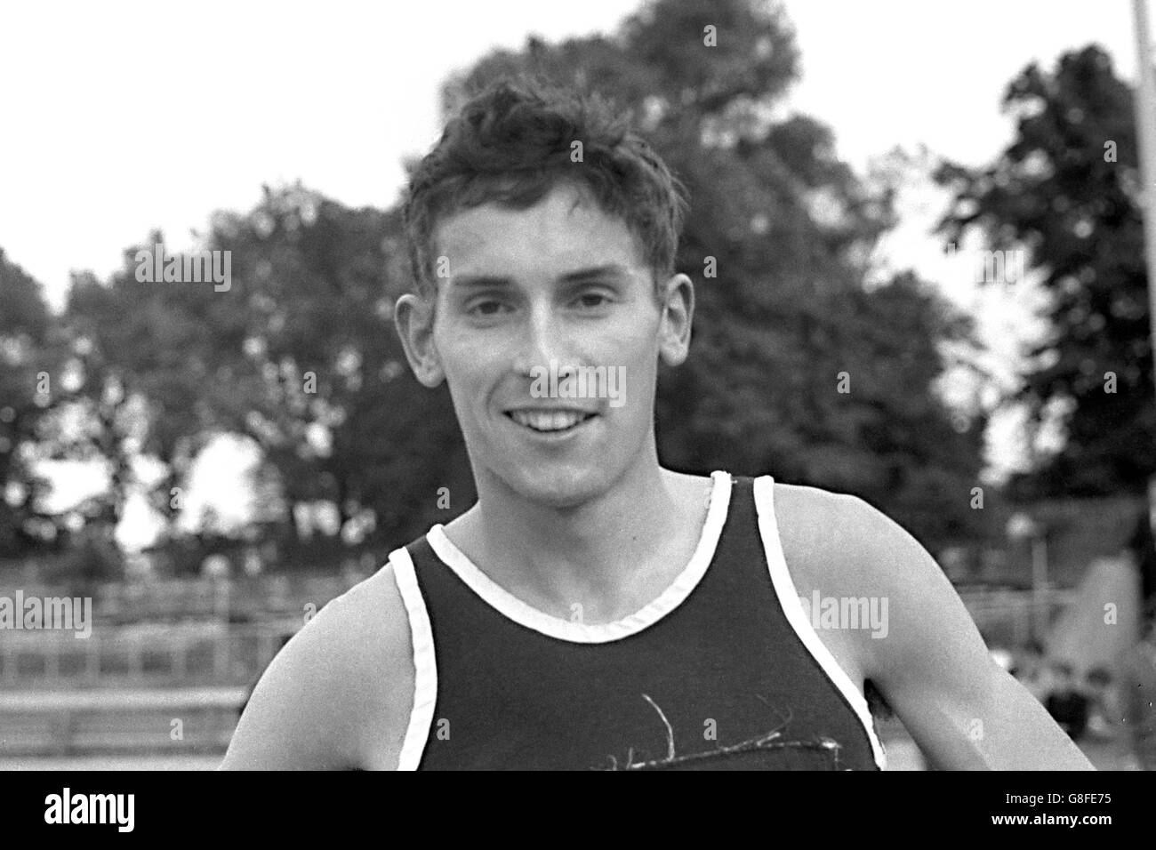 British 5,000 metres runner Ian Stewart, who is is to run at the 1972 Munich Olympic Games. Stock Photo