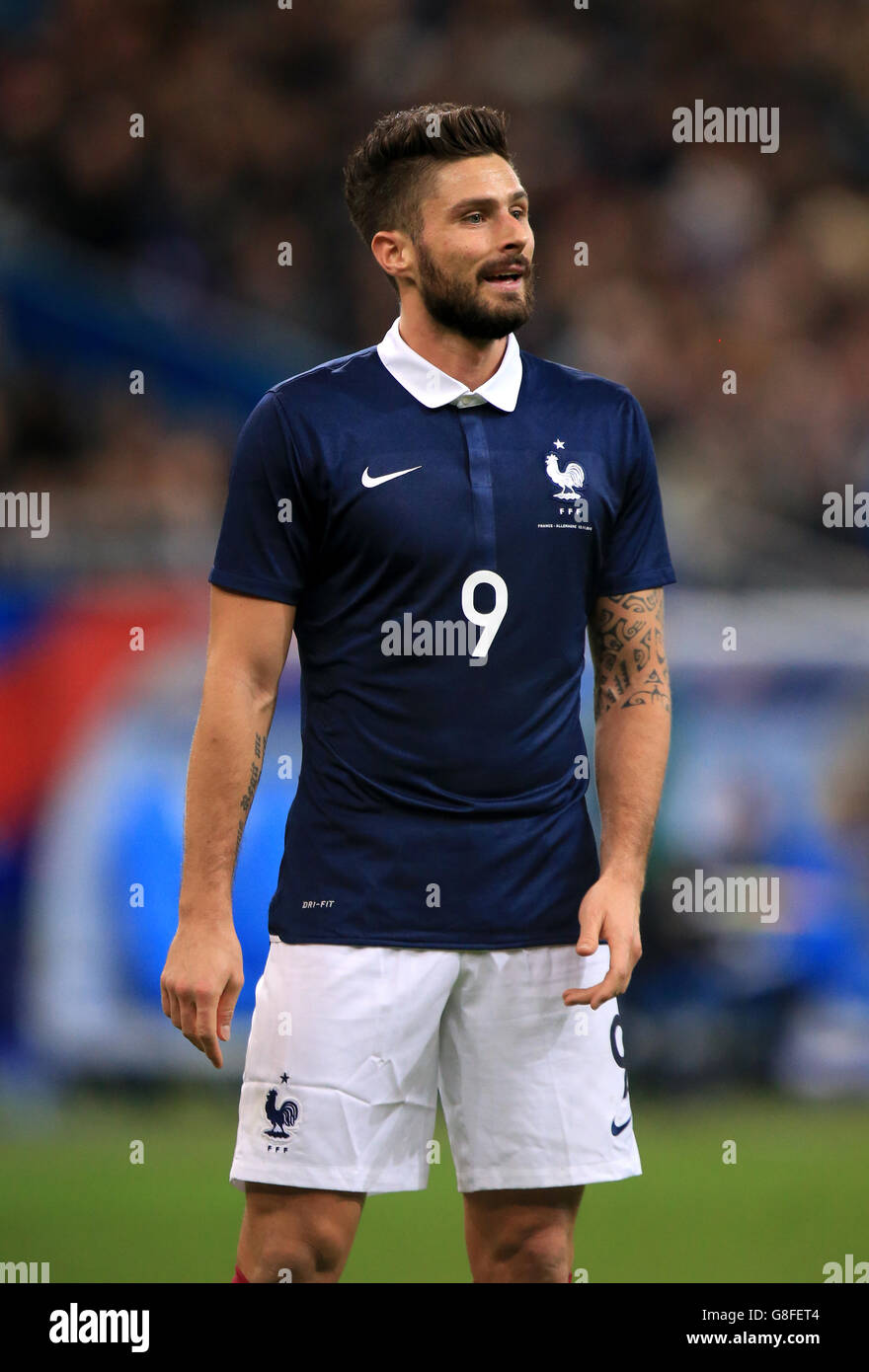 France v Germany International Friendly Stade de France Stock Photo