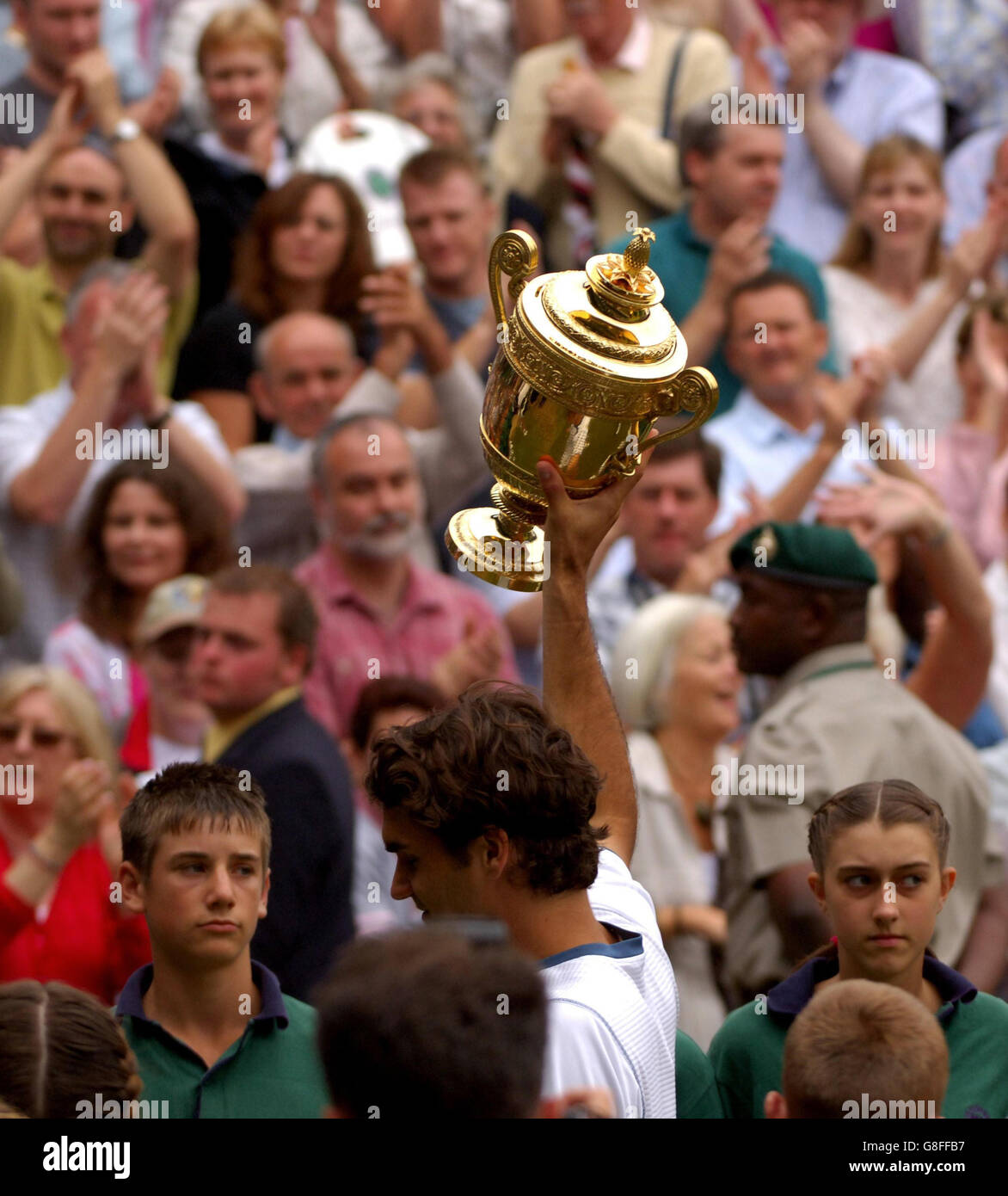 Tennis Wimbledon Championships 2005 Men's Final Roger Federer v