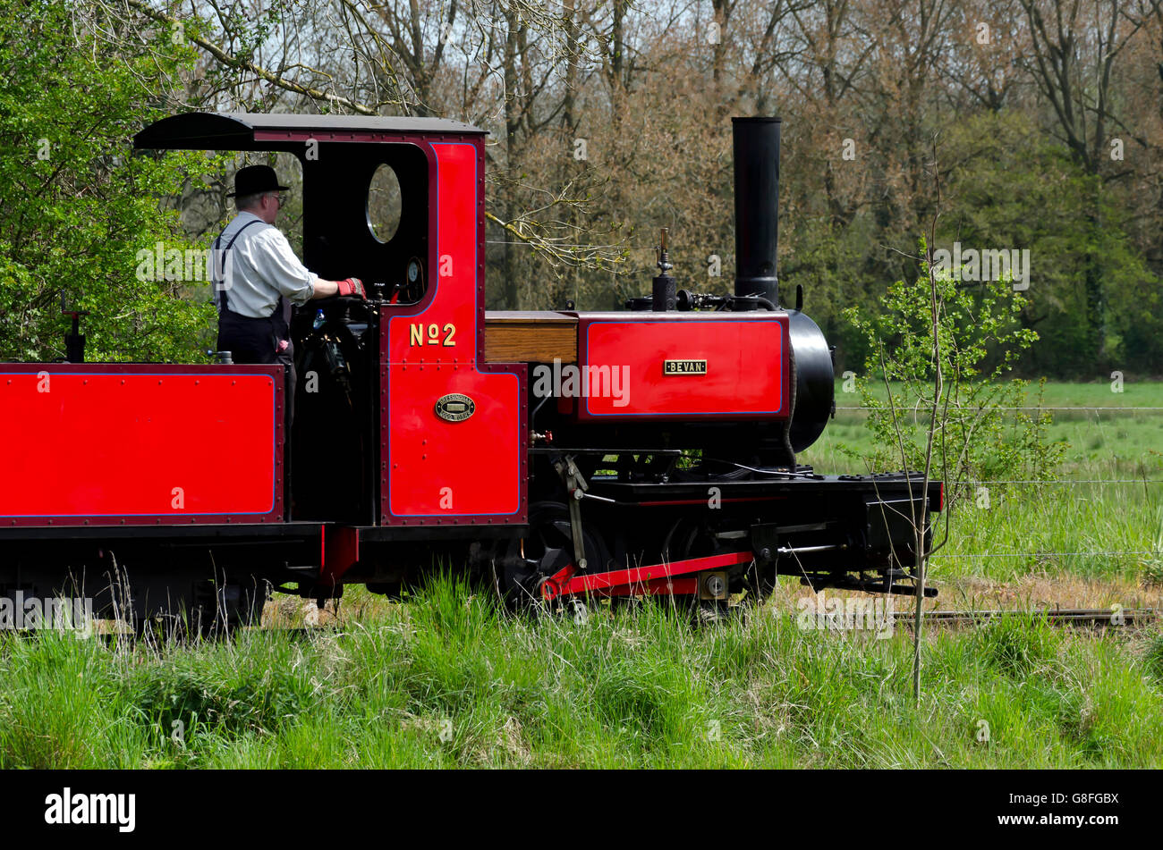 Narrow gauge steam on the Nursery Line at the Bressingham