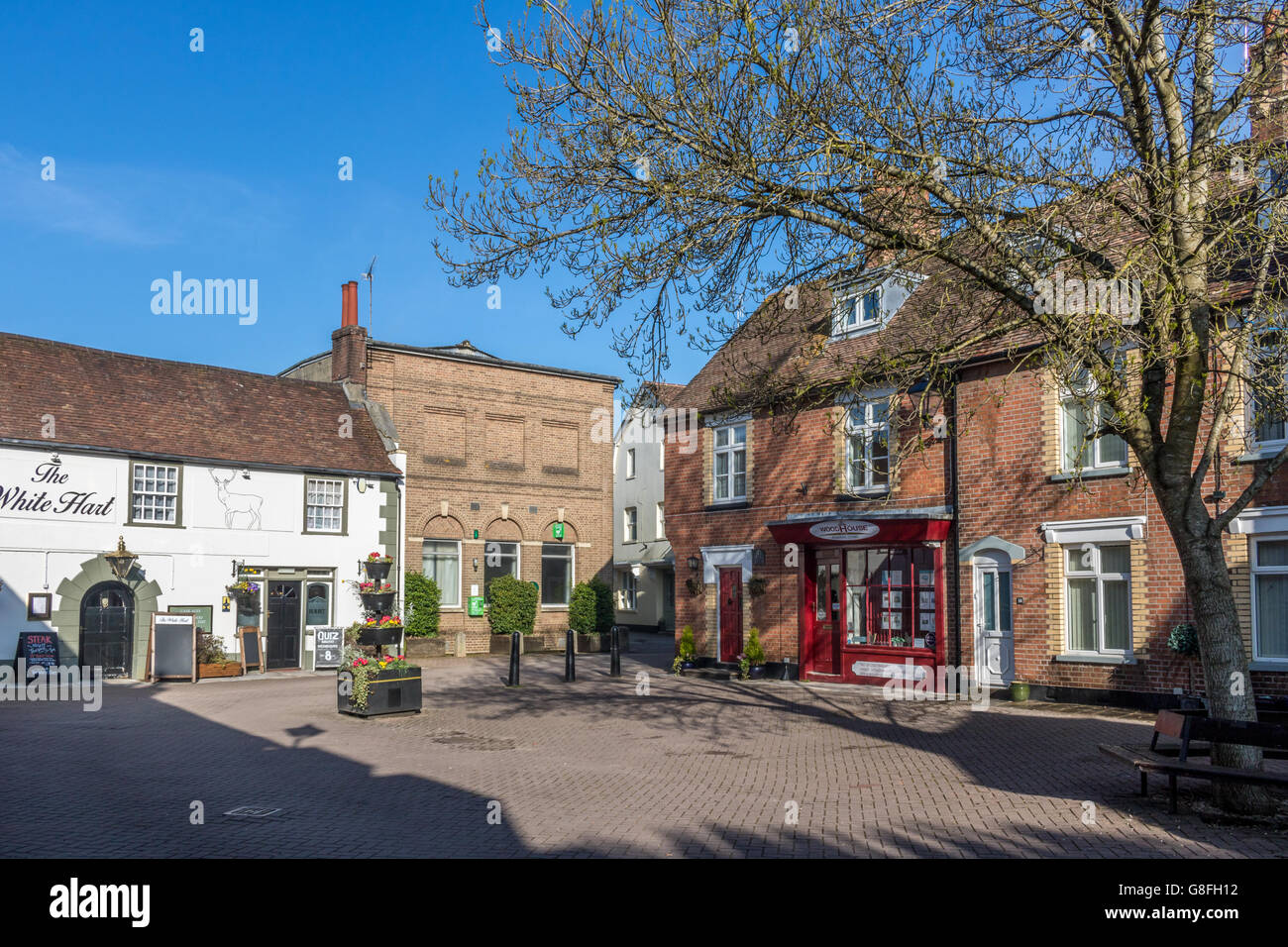 England Dorset Wimborne Old buildings in the streets around Wimborne