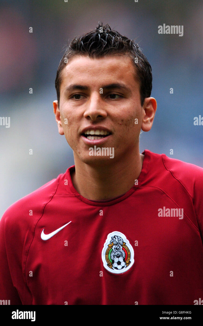 Soccer - FIFA Confederations Cup 2005 - Group B - Japan v Mexico - World Cup Stadium Hanover. Mario Mendez, Mexico Stock Photo