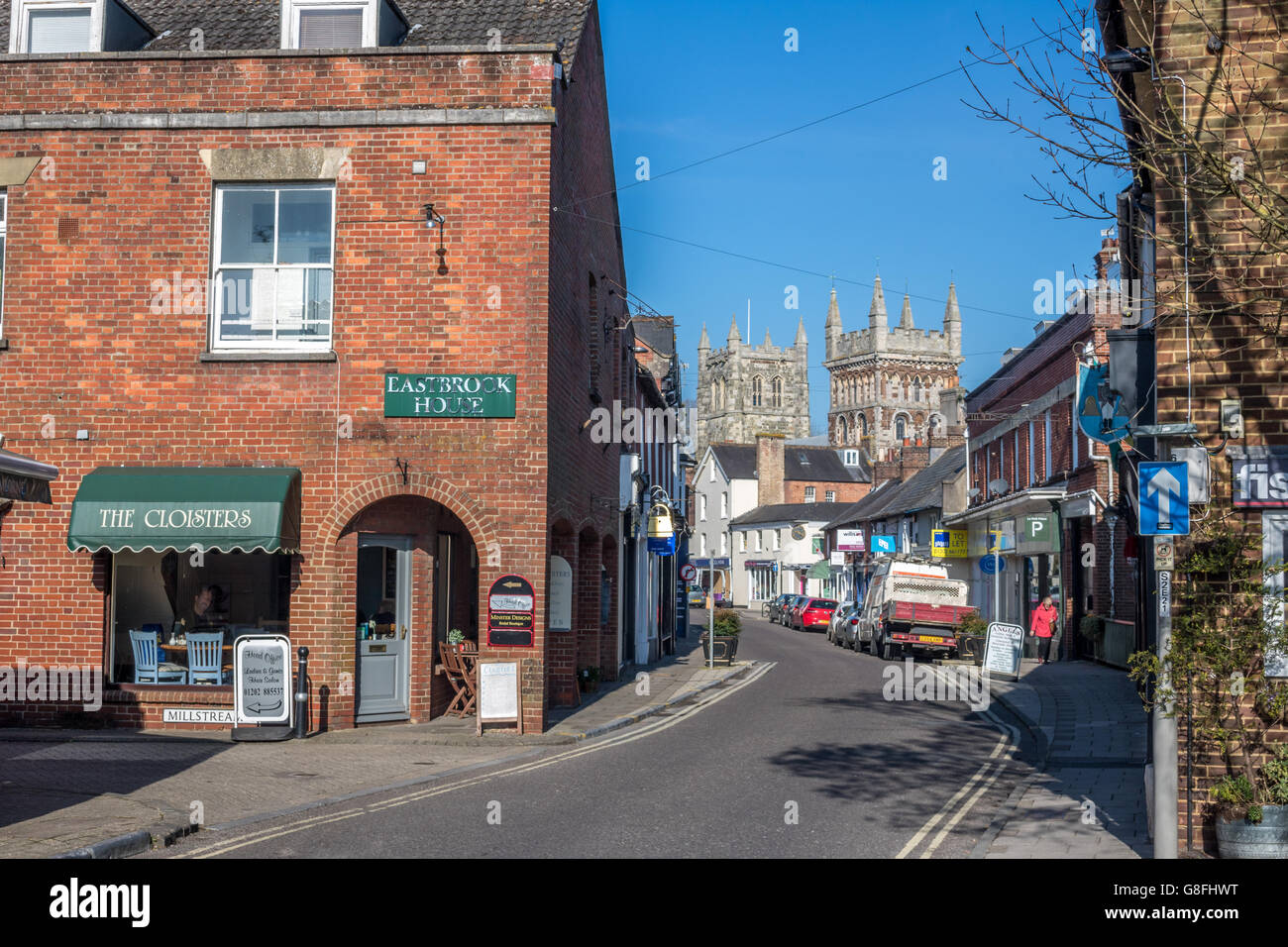 Wimborne town centre hires stock photography and images Alamy