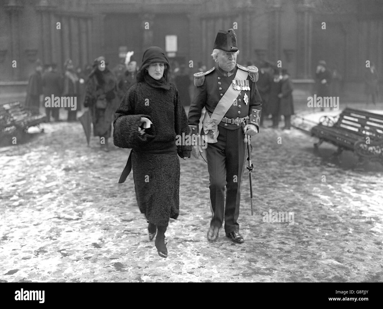 Earl Asquith - Queen Alexandra's funeral at Westminster Abbey, London Stock Photo